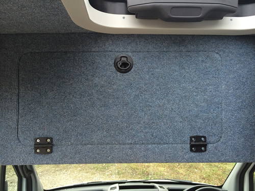 Stowage lockers can be equipped with locks for valuable items