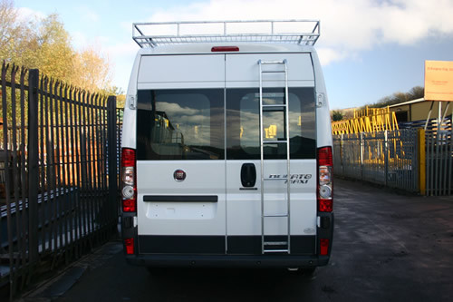Outdoor sports groups often choose a ladder and roof rack like this