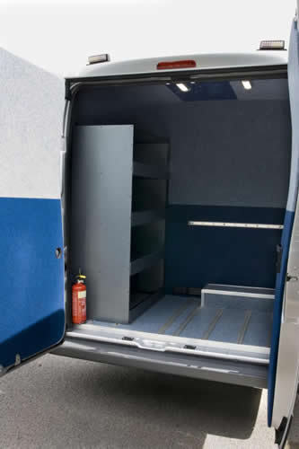 A separate space for stowage can be created for specialised vehicles